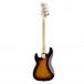 Fender Standard Precision Bass, Pau Ferro, Brown Sunburst Back