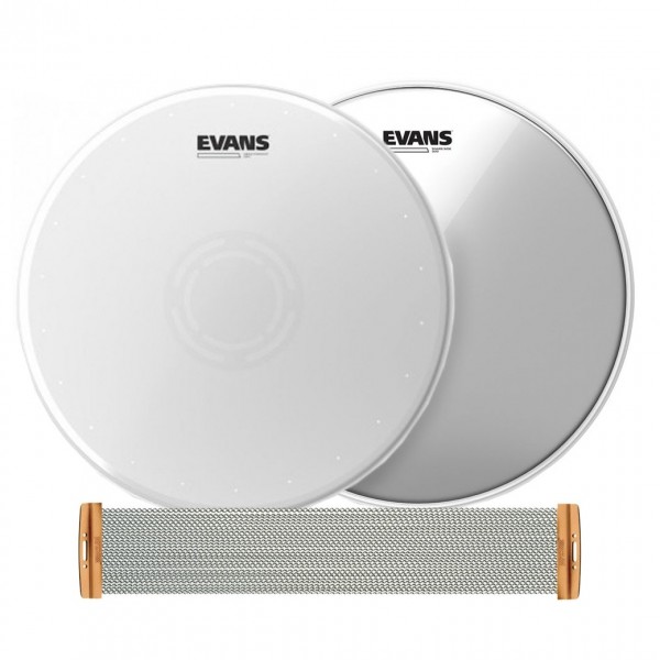 Evans Heavyweight Dry Snare Drum Upgrade Pack, 14''