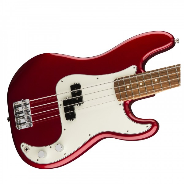 Fender Standard Precision Bass, Pau Ferro, Candy Apple Red Body
