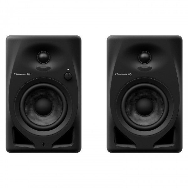 Pioneer DJ DM-40D Active Monitor Speakers, Black - Front