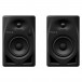 Pioneer DJ DM-40D Active Monitor Speakers, Black - Front