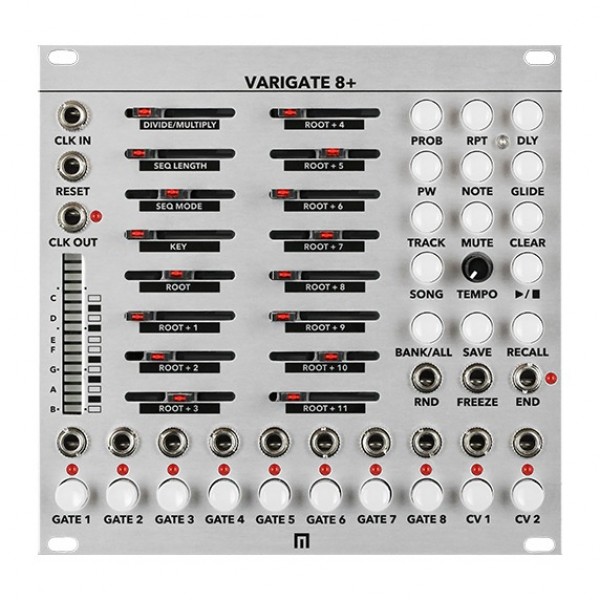 Malekko Varigate 8+ 26hp 8-Channel 16-Step Gate Sequencer