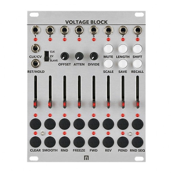 Malekko Voltage Block 8hp 8-Channel 16-Stage CV Sequencer