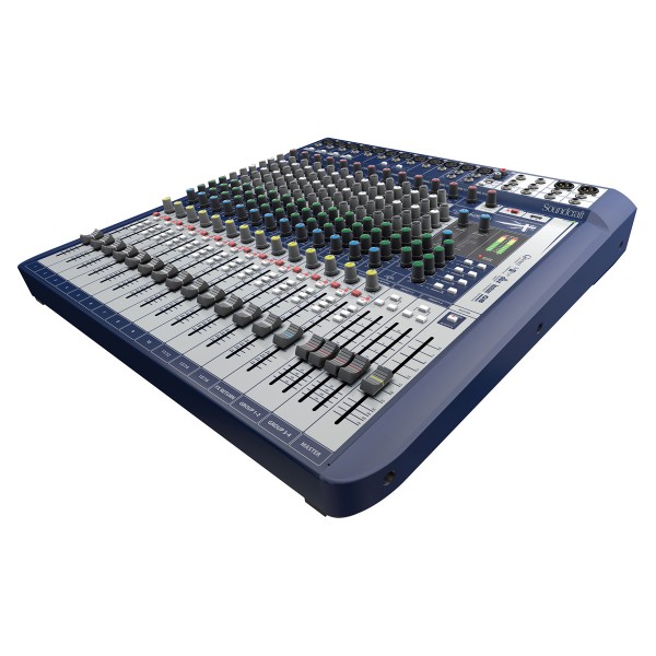 Soundcraft Signature 16 アナログミキサー Soundcraft Signature 16 Analog Mixer with USB and FX at Gear4music