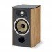 Focal Aria Evo X N1 Bookshelf Speakers (Pair), Prime Walnurt Front View (Without Grille)