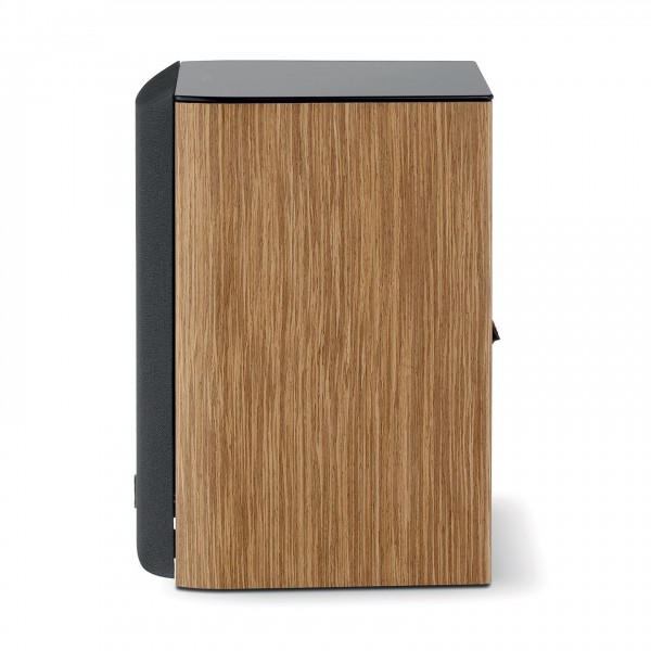 Focal Aria Evo X N1 Bookshelf Speakers (Pair), Prime Walnut Side View