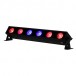 ADJ UBL6H Hex LED Bar - On, Multicolour 2