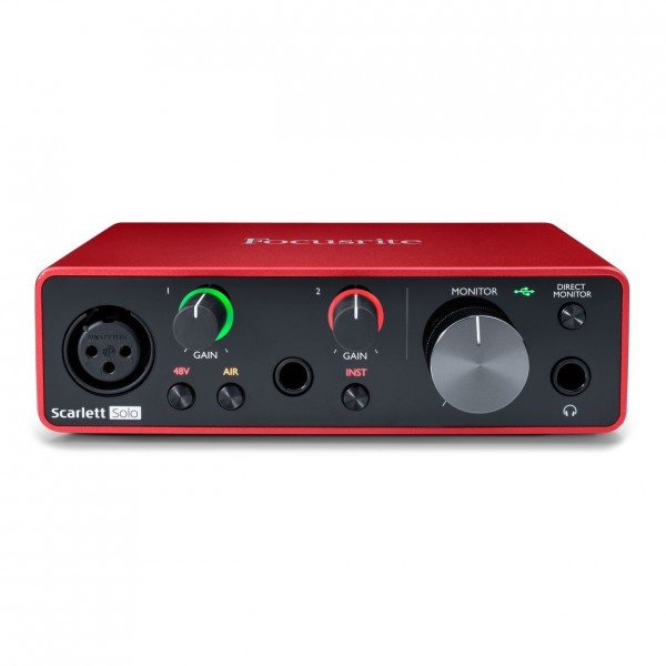 Scarlett Solo (3rd Gen) Audio Interface - Front