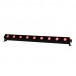 ADJ UBL9H Hex LED Bar - On, Red