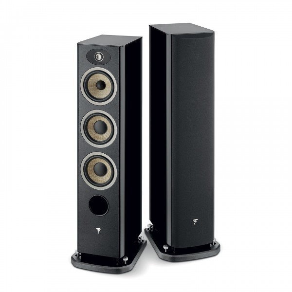 Focal Aria Evo X N2 Floorstanding Speakers (Pair), Black Front View