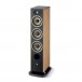 Focal Aria Evo X N2 Floorstanding Speakers (Pair), Prime Walnut Front View (without grille)