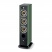 Focal Aria Evo X N2 Floorstanding Speakers (Pair), Prime Moss Green Front View (without grille)