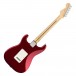 Fender Standard Stratocaster HSS Electric Guitar, PW, Candy Apple Red rear view