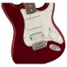 Fender Standard Stratocaster HSS Electric Guitar, PW, Candy Apple Red close up body front