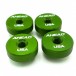 Ahead Speed Nut Cymbal Toppers Paquete de 4, Verde