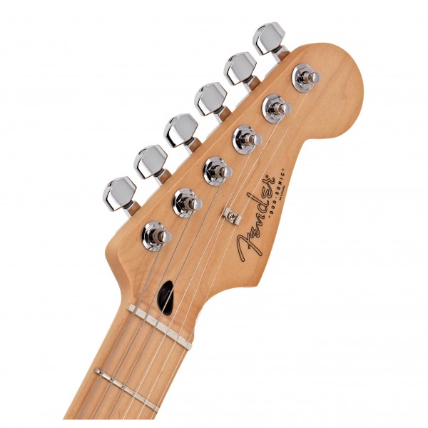 Fender Player Duo Sonic HS MN, Crimson Red Transparent