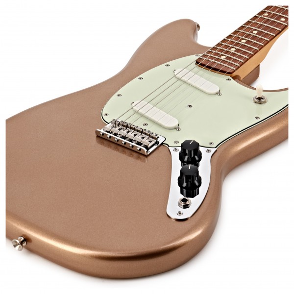 Fender Player Mustang PF, Firemist Gold at Gear4music