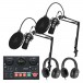 Tascam US-42B MiniSTUDIO Podcasting Bundle for Two - Bundle