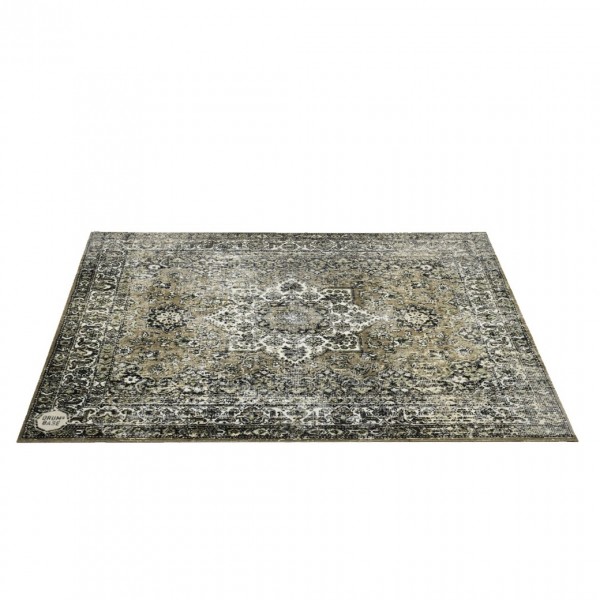 Drum n Base Vintage Persian Club Series Drum Mat, Green 163cm x 142cm