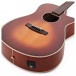 Hartwood Sonata Concert Electro Acoustic Guitar, Bourbon Burst