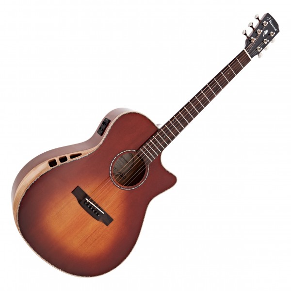 Hartwood Sonata Concert Electro Acoustic Guitar, Bourbon Burst