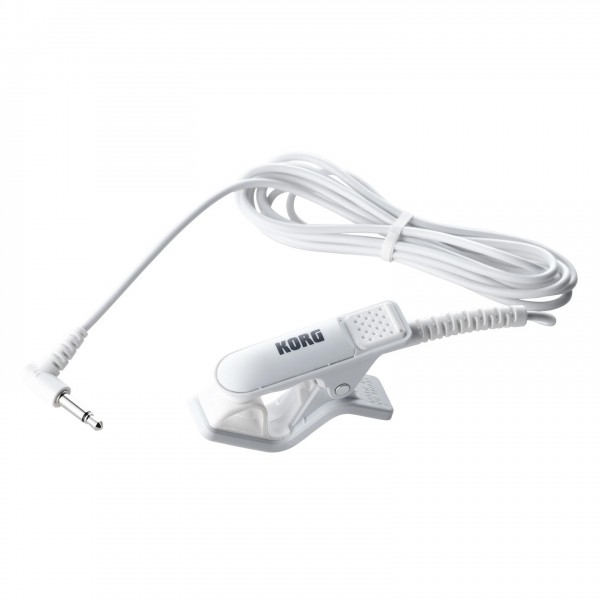 Korg CM400 Clip-On Contact Microphone, White - Main