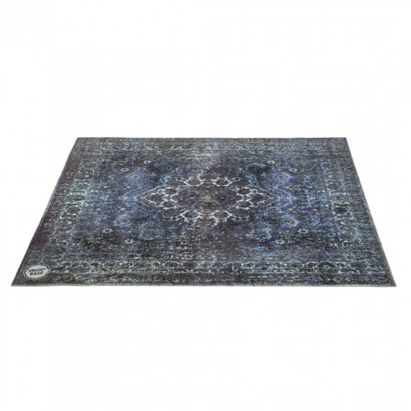 Drum n Base Vintage Persian Club Series Drum Mat, Blue 163cm x 142cm