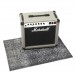 Drum n Base Vintage Persian Pedal & Amp Series Rug, Grey 80cm x 60cm - Amp Example 3