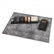 Drum n Base Vintage Persian Pedal & Amp Series Rug, Grey 80cm x 60cm - Pedals Example 1