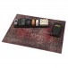 Drum n Base Vintage Persian Pedal & Amp Series Rug, Original Red 80cm x 60cm - Pedalboard Example