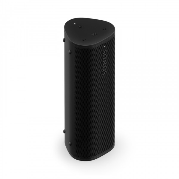 Sonos Roam 2 Portable Bluetooth Speaker, Black Front View