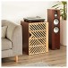 AVCOM Hifi Cabinet, 3 Shelf, Walnut