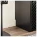 AVCOM Hifi Cabinet 4 Shelf, Black