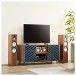 AVCOM Large TV Cabinet, Walnut