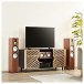 AVCOM Large TV Cabinet, Black