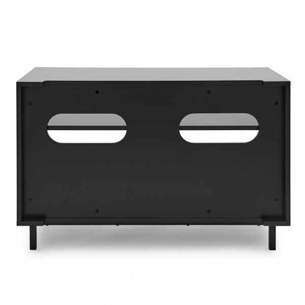 AVCOM Small TV Cabinet Black, Custom Bundle