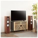 AVCOM Small TV Cabinet Black, Custom Bundle