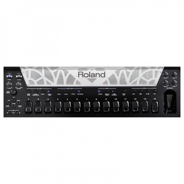 Roland FR-8x V-Accordion, Button-Type, Black