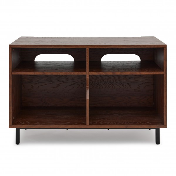 AVCOM Small TV Cabinet Walnut, Custom Bundle