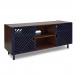 AVCOM Mueble de TV Grande Walnut, Set Personalizable