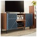 AVCOM Large TV Cabinet Walnut, Custom Bundle