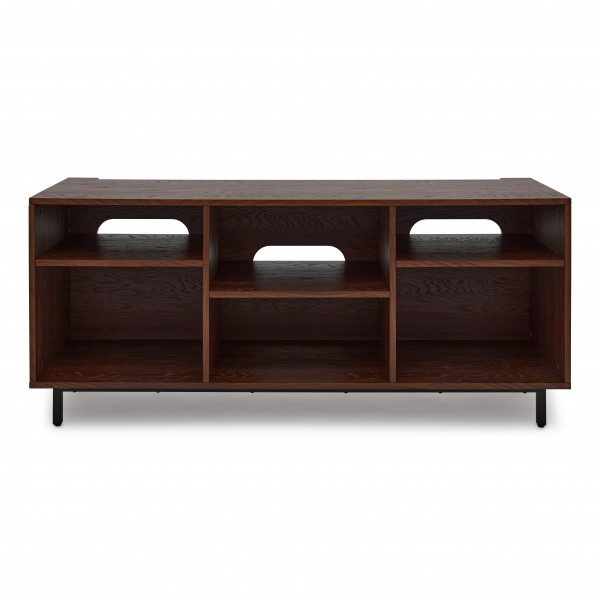 AVCOM Large TV Cabinet Walnut, Custom Bundle