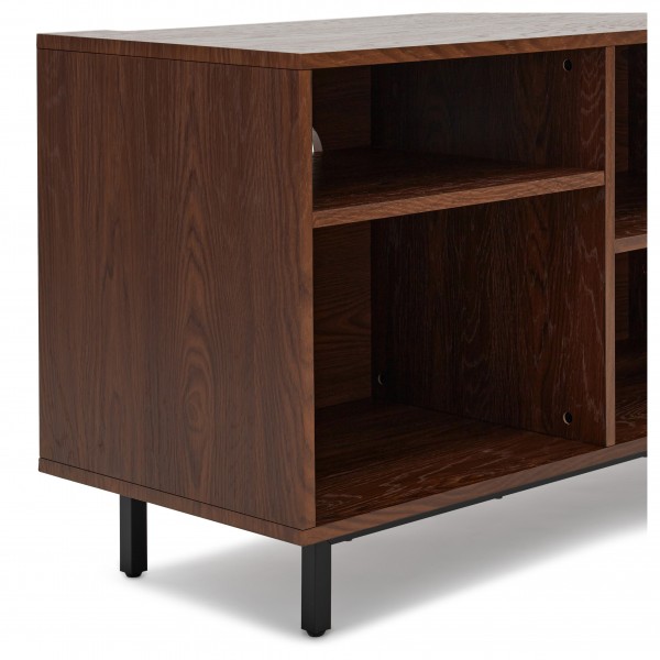 AVCOM Large TV Cabinet Walnut, Custom Bundle