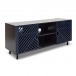 AVCOM Mueble de TV Grande Negro, Set Personalizable