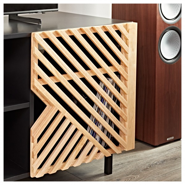 AVCOM Large TV Cabinet Black, Custom Bundle