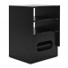 AVCOM Hifi Cabinet 4 Shelf Black, Custom Bundle