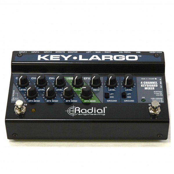 Radial Key-Largo Keyboard Mixer and Performance Pedal - Secondhand