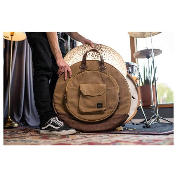 Meinl 22" Canvas Collection Cymbal Bag, Vintage Khaki - Lifestyle