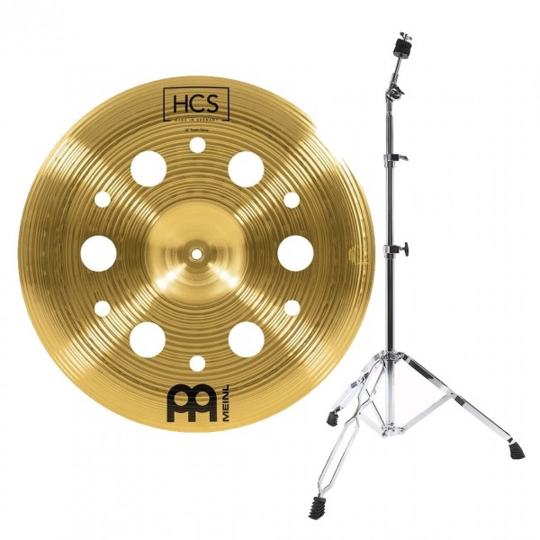 Meinl HCS 18" Trash China Cymbal & Gear4music Boom Arm Stand