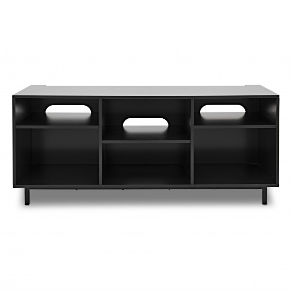 AVCOM Large TV Cabinet Black, Custom Bundle